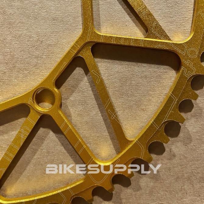 Promo Chainring / Chain Ring Crank Piringan Sepeda Merk Litepro Warna Emas Gold Jaring 54T 56T 60T A