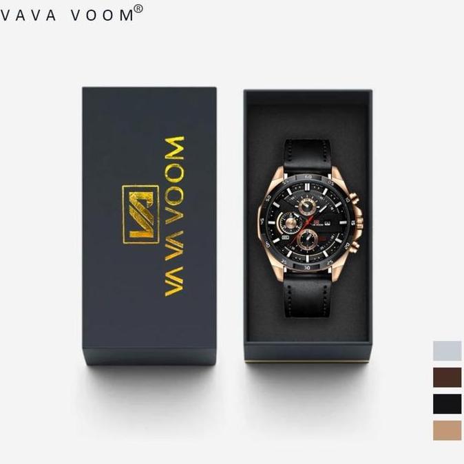 Bw- Jam Tangan Pria Vava Voom 216 Kronograf Kalender Analog Hadiah Tches