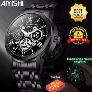 Bw- Otentik 26 Jam Tangan Baru Grosir Kuarsa Multifungsi Jam Tangan Pria Jam Tangan Pria Aiyishi-180