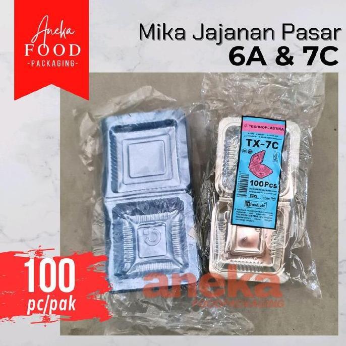 100pc- Mika plastik kue TX 7c & GX 6a kecil kemasan bolu snack jajanan pasar