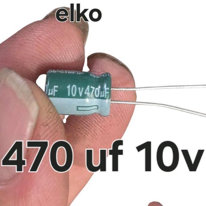 LINEAR ( 470 UF 10V ) ELKO ELCO 470 UF MIKRO 470UF 10V 10 V VOLT 6.3V 6.3 V VOLT 6V3