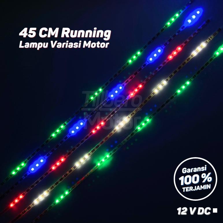 Lampu Alis Led Running 45 Cm Kedip Drl Elastis Rgb Fleksibel Strip Motor / Mobil Universal Hot Item