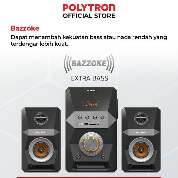 Promo POLYTRON Bluetooth Speaker PMA 9522 /B Diskon