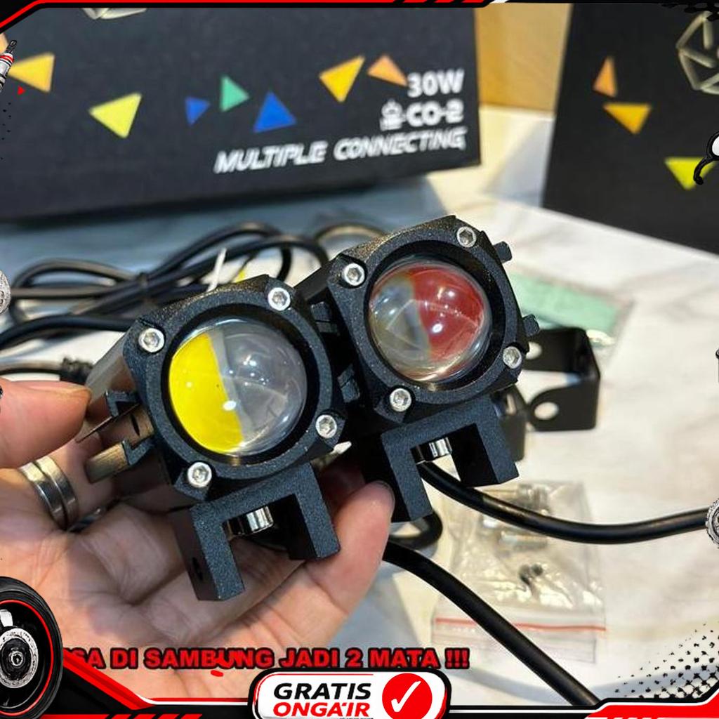 Lampu Tembak Mini Laser Co-2 Hapag 30 Watt Plus Demon Eyes Lampu Tembak 1 Mata Co2 Hapag