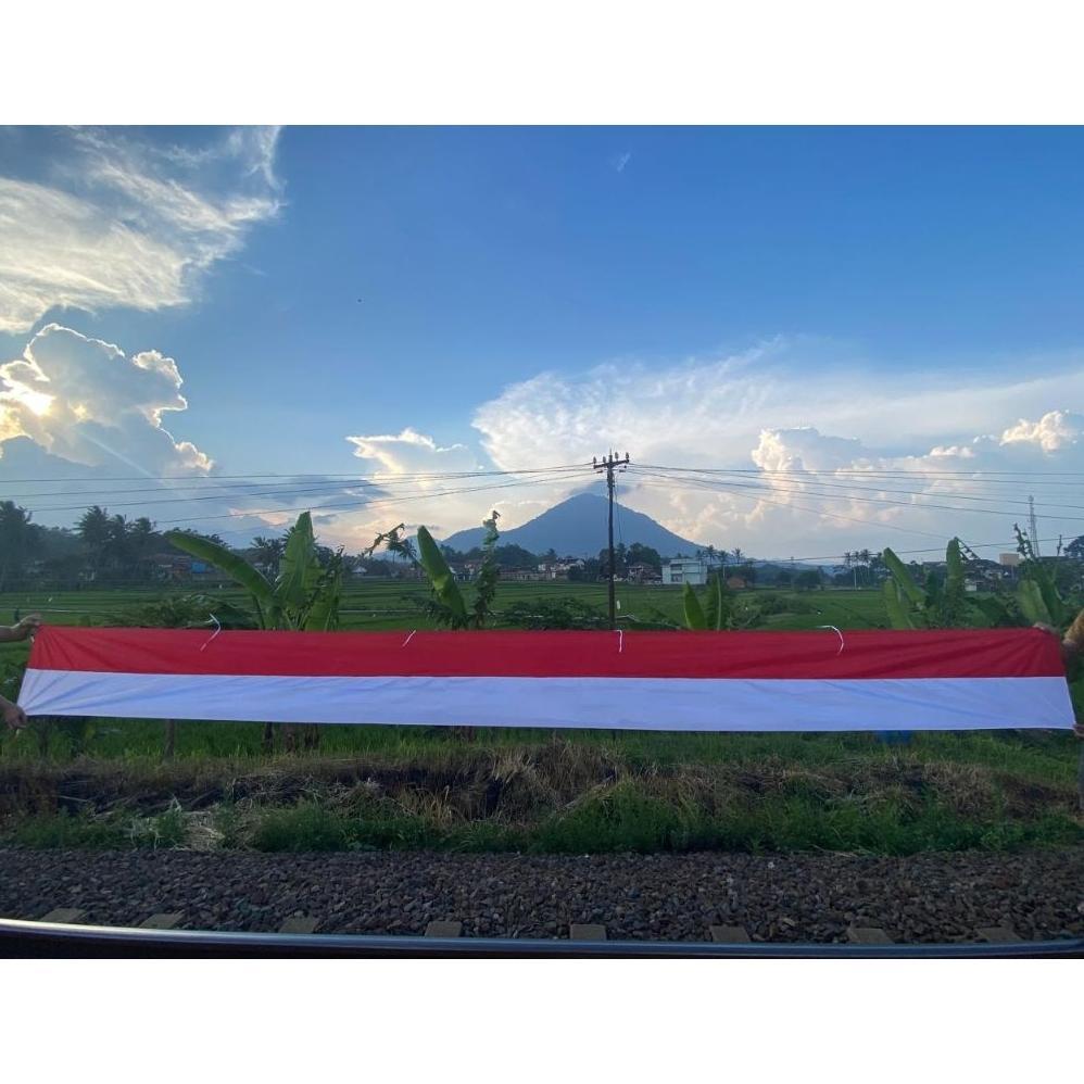 Bendera - Merah Putih Panjang, Lespang, Umbul Umbul (5 Meter) Super Hemat