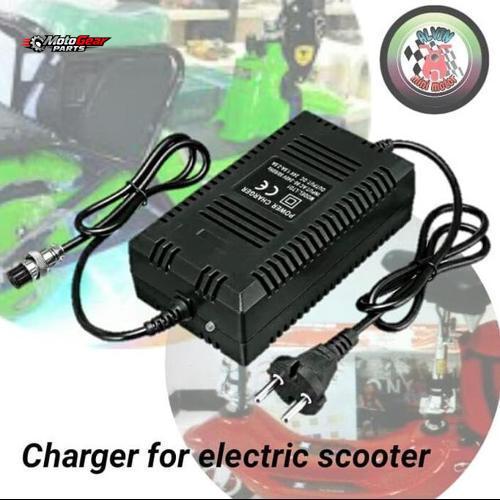 charger skuter listrik 24v e scooter selis