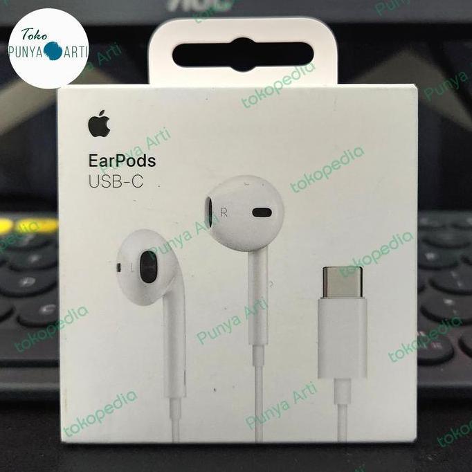 Promo Apple Earpods USB Type C / USB-C Original Garansi Resmi iBox Diskon