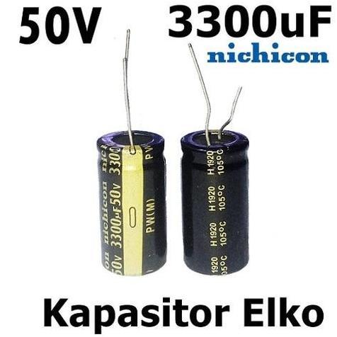 2PCS KAPASITOR ELCO 3300UF/50V 3300 MIKRO 50 VOLT 3300UF 50V CAPACITOR ELKO 3300UF 50V 3300UF 50V IS