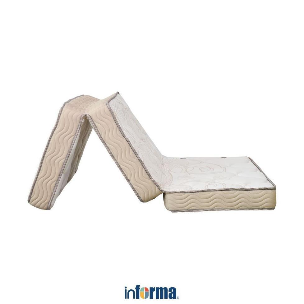 NEW Informa Sleep 90X195X14 cm Tribeca Kasur Lipat Portable - Krem Folding Bed Matras Lipet Kasur Gu