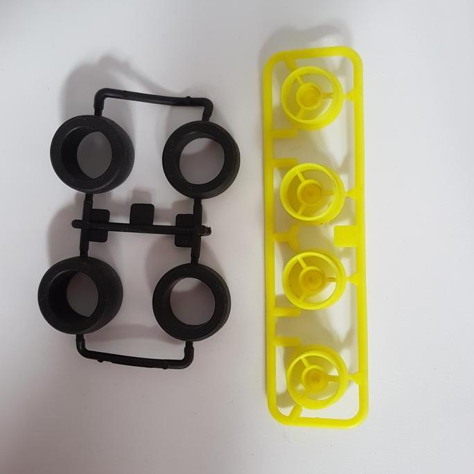 tamiya velg small 3 spoke yellow