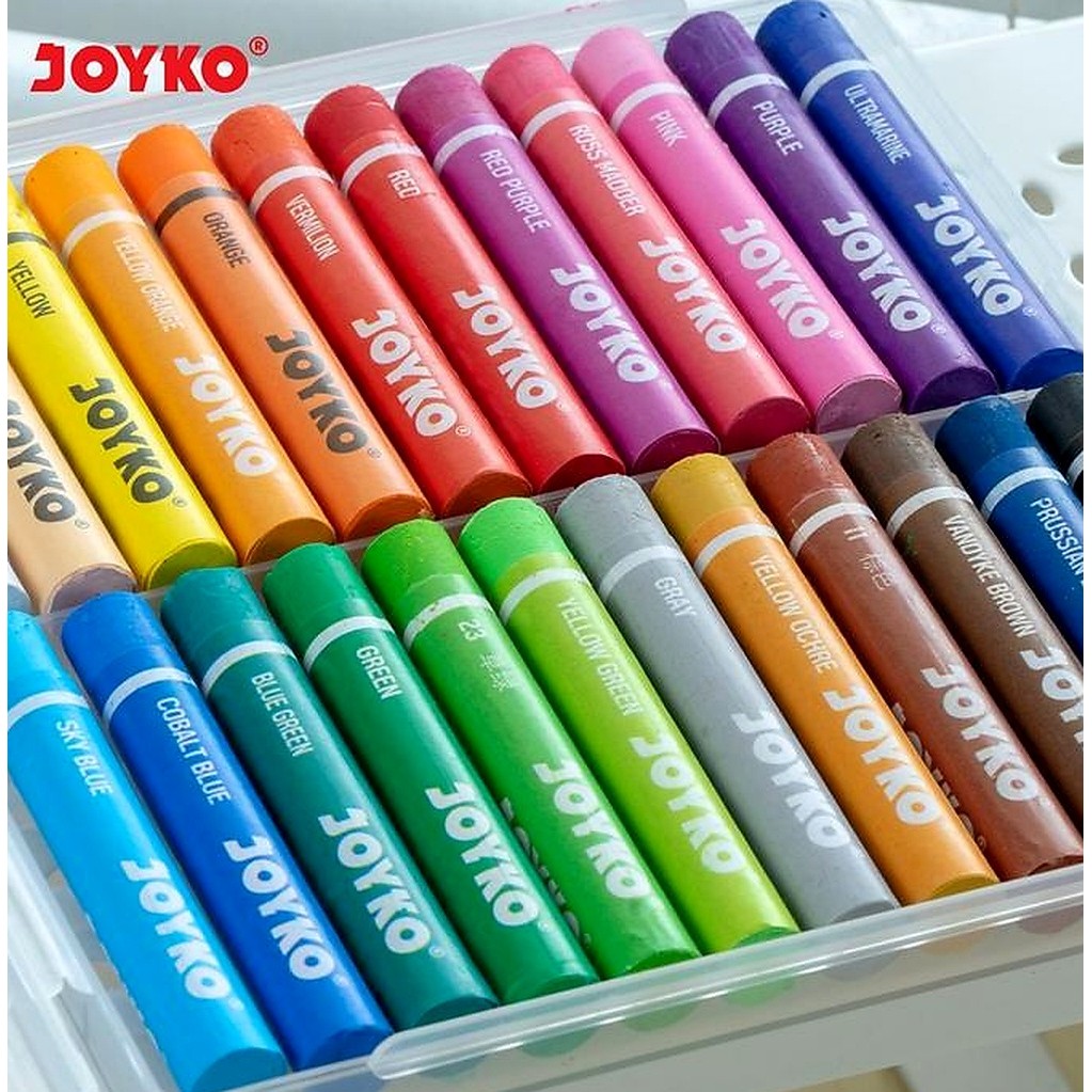Crayon JOYKO 12 Warna/Krayon Murah JOYKO 12Warna/Oil Pastels JOYKO Krayon Mewarnai