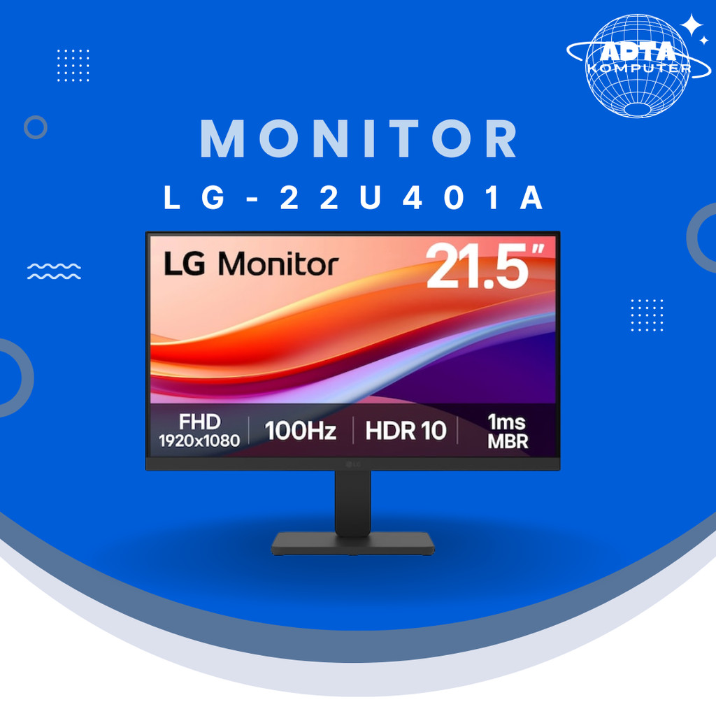 Monitor LG - 22U401A | Monitor 22 inch | Monitor LG 22 inch | MONITOR 21.5 INCH FULL HD | PANEL VA |