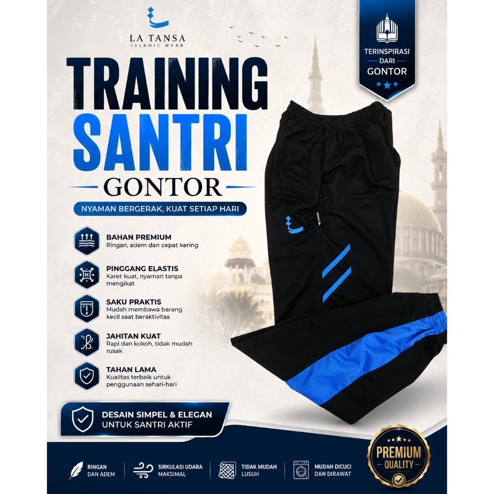Diskon Celana Training Santri Gontor / Celana Olahraga Katun Pria - Cocok Pondok Pesantren