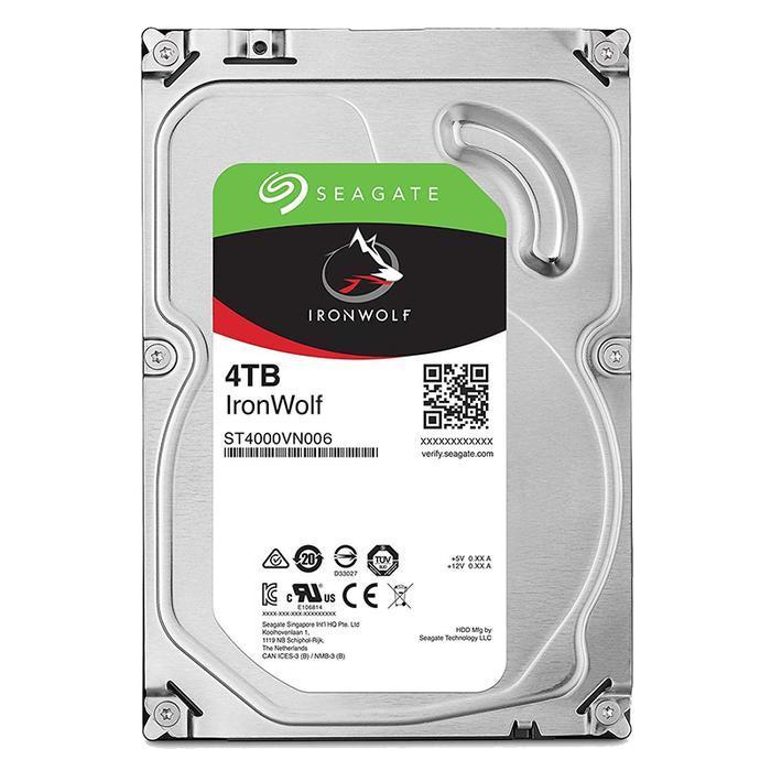 HARDISK SEAGATE 4TB FOR NAS - IRONWOLF SERIES ORIGINAL DAN TERPERCAYA