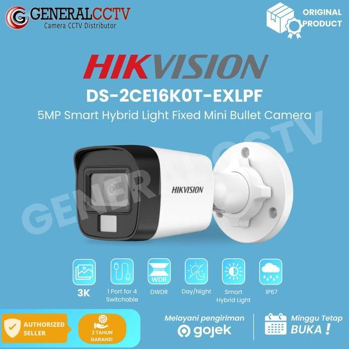 Lens- Camera Cctv Hikvision Outdoor Turbo Hd 5 Mp