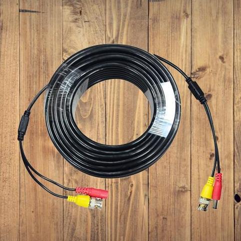 Lens- Kabel Kamera Cctv 20M Lengkap Konektor Cctv Male - Female 20Meter