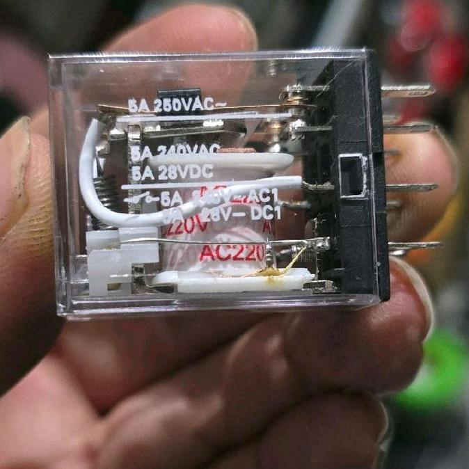 HIMAX ( RELAY RELAI MY2N AC 220V 8PIN OMR ) RLY AC 220V 5A 8P CP MY2N 250V AC 250VAC MAGNETIC MY2NJ 