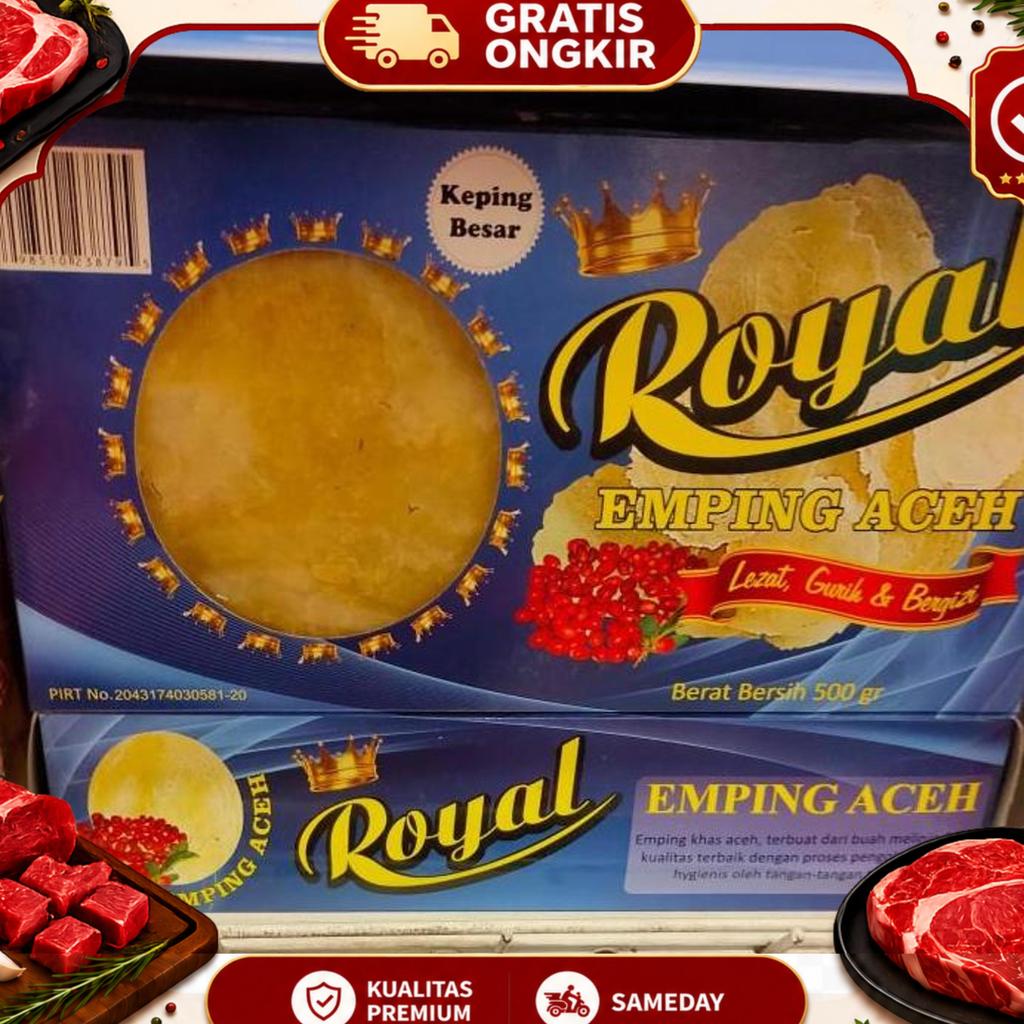 Royal Emping Aceh Keping Besar 500Gr