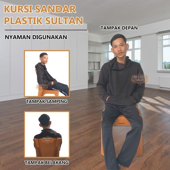 Napolly Kursi Ks 731 Rtj - Bangku Plastik / Kursi Kamar Plastik Sandaran Kualitas Premium