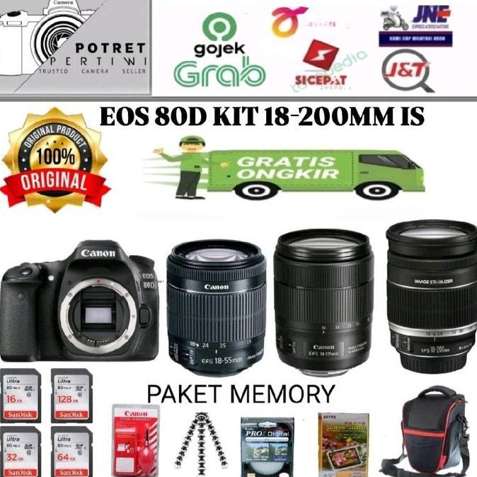 Canon Eos 80D Kit 18-135Mm Is Stm / Kamera Dslr Canon 80D Kit 18-135Mm Usm / Camera Canon Eos 80D Bo