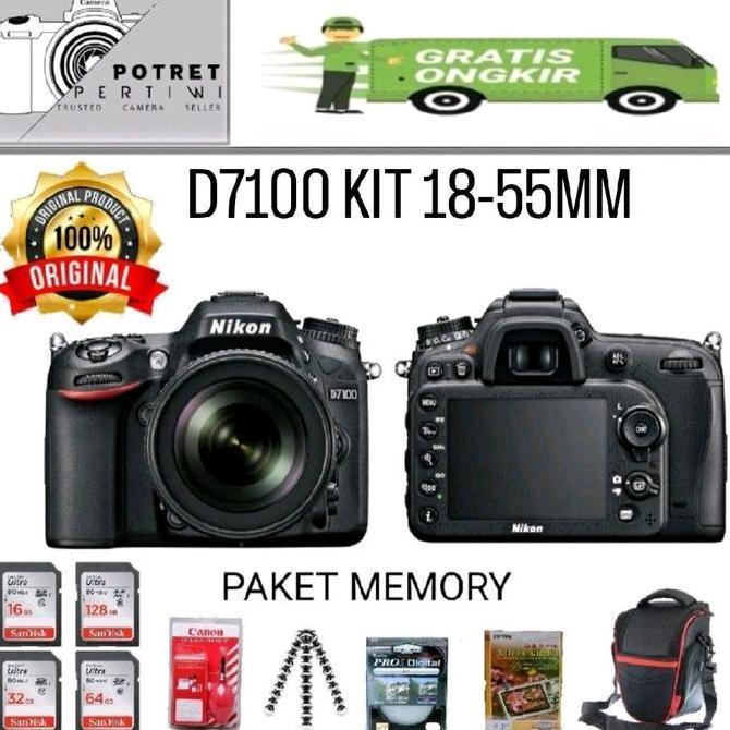 Nikon D7100 Kit 18-55Mm / Kamera Nikon D7100 Kit 18-105Mm / Nikon D 7100 Body Only/ Nikon D7100 Kit 