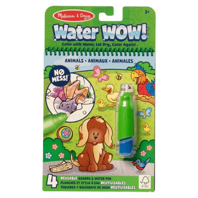 Mainan Melissa & Doug Water Wow - Animals