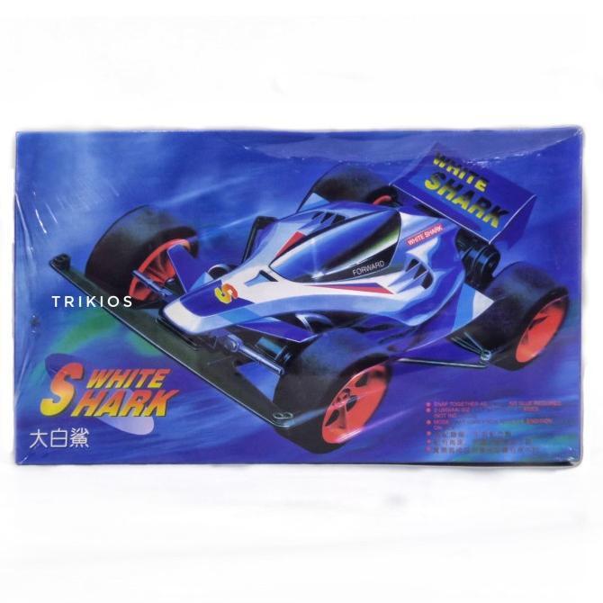 Ready Mini 4wd Merk Ruize Super Avante White Shark Tipe 5 Chassis