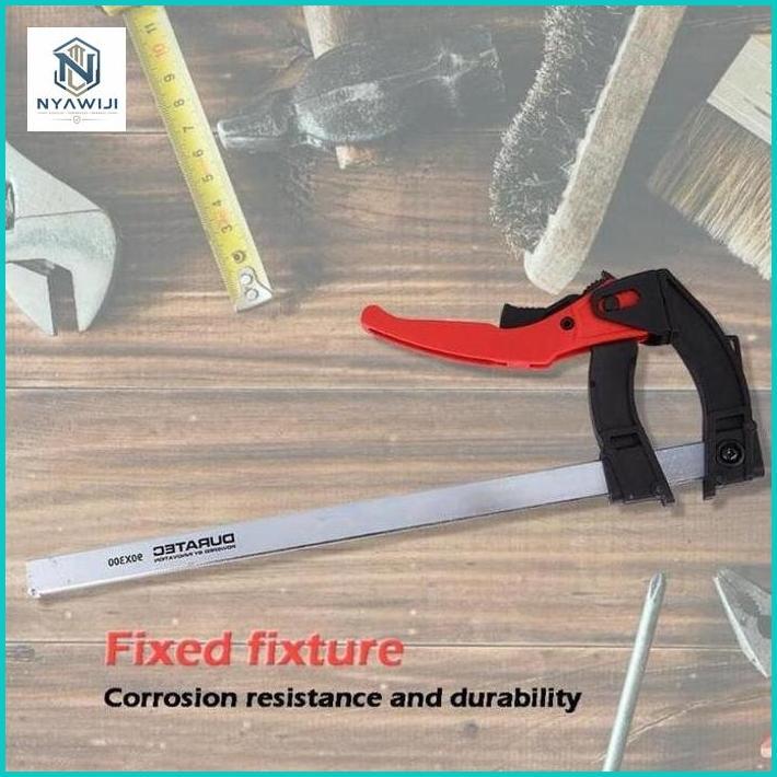 DURATEC Profesional Clamp Ratchet F Style 300mm Woodworking Quick Grip