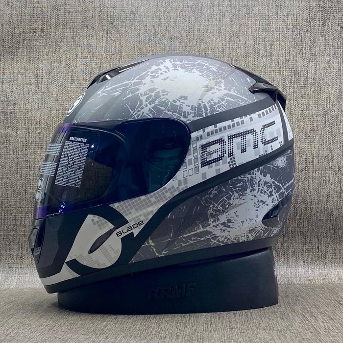 BONUS - BMC Solid - Motif - Helm Bmc Full Face - Helm Ori Cewek Cowok Termurah