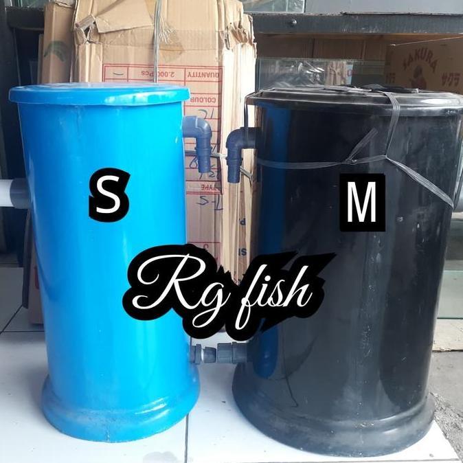 tong filter kolam koi size S ember filter fiber