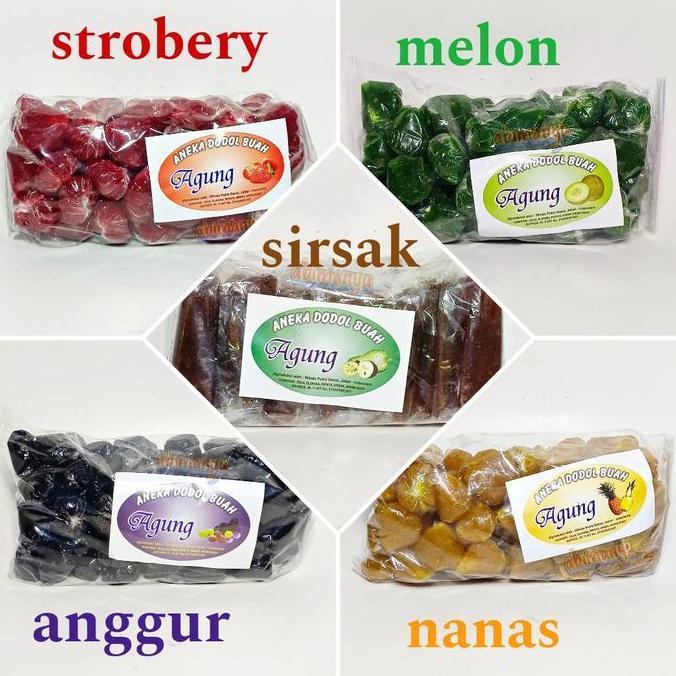 Dig- Dodol Garut Manis 1Kg / Dodol Zebra / Dodol Kertas / Dodol Buah