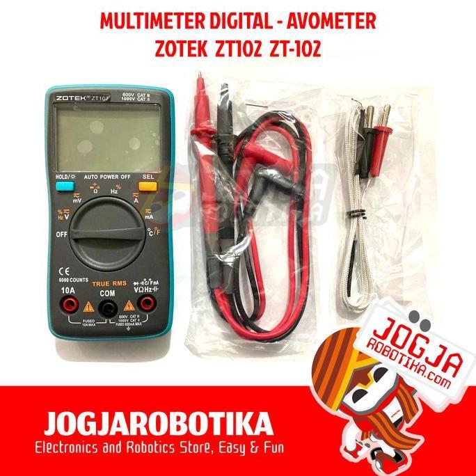 Multimeter Digital Avometer Zotek Zt102 Zt-102