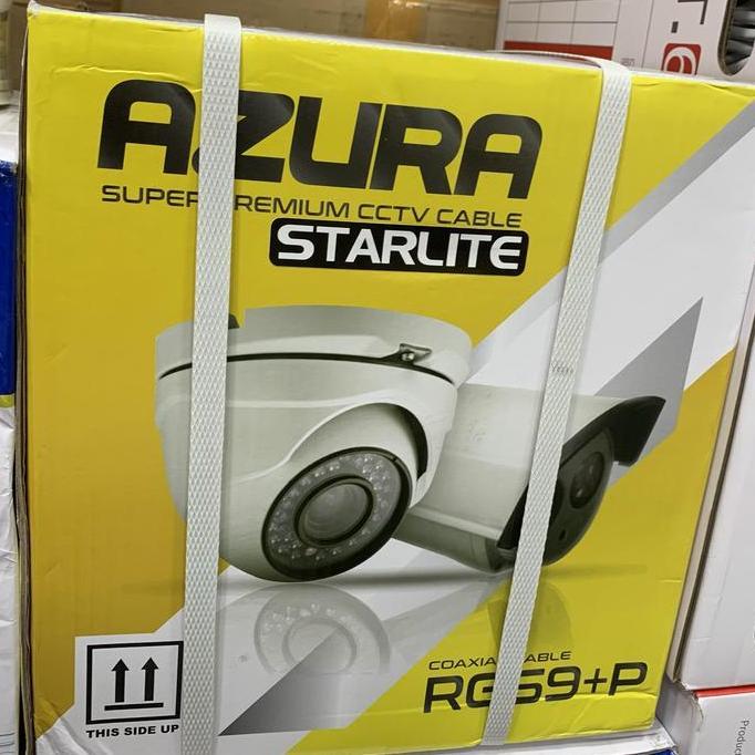 // Kabel Cctv Rg59 + Power 300M Azura //