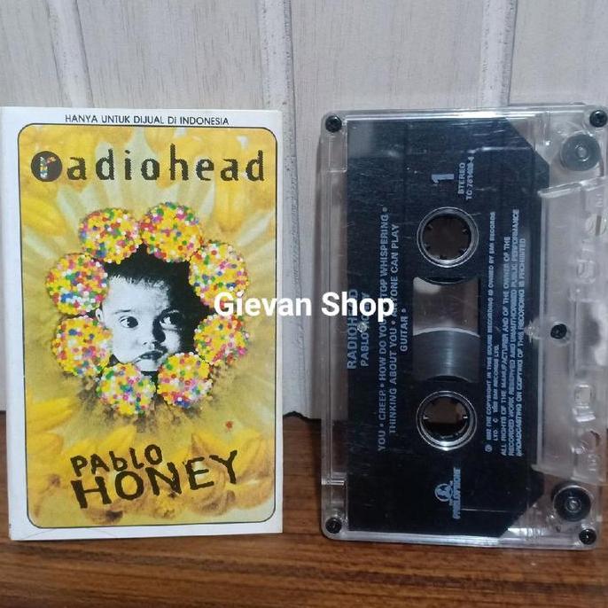 Kaset Pita Tape Radiohead Pablo Honey