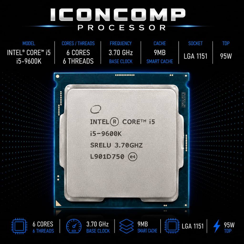 PROCESSOR INTEL CORE I5 9600K LGA 1151