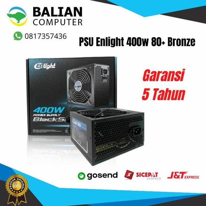 Power Supply Enlight - PSU Enlight 400W ( 80+ Bronze ) Diskon