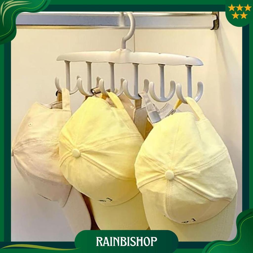 6 Cabang Hanger Gantungan Dasi Topi Tas Ikat Pinggang Jemuran Walking Closet Laundry Room Terbaru