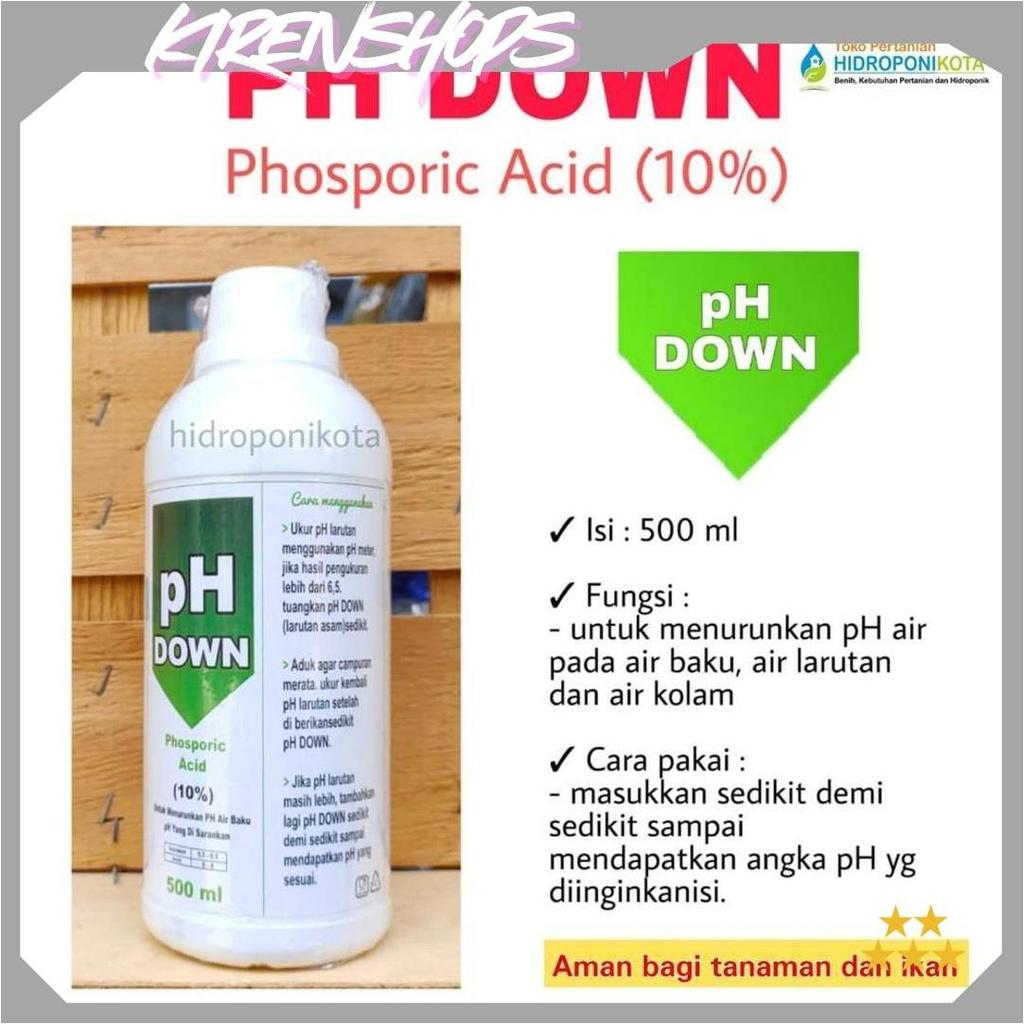 PH UP & PH DOWN isi 500 ml - ph down kolam & hidroponik - ph up kolam & hidroponik Best Seller