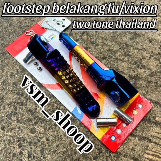 Footstep Belakang Two Tone Universal Untuk Motor Fu Vixion Cbr Ninja R Ninja Rr Ninja Ss Tiger Sonic