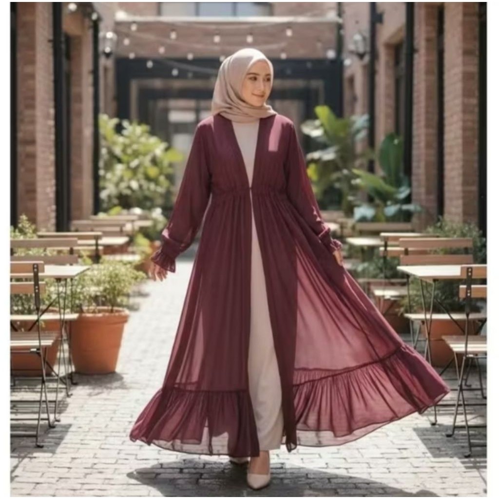 KINAN Outer Ceruty- Outer ceruty-Gamis-by VaniaOlshop