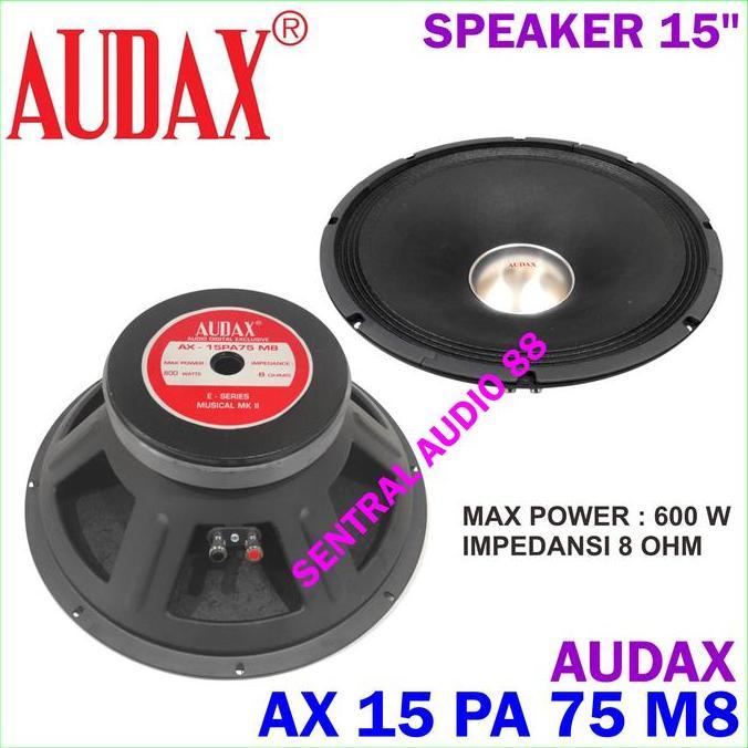 Audax AX 15PA75 M8 Speaker 15 inch 15 PA 75 Musical Mk II Full Range 15" 15in Original Diskon
