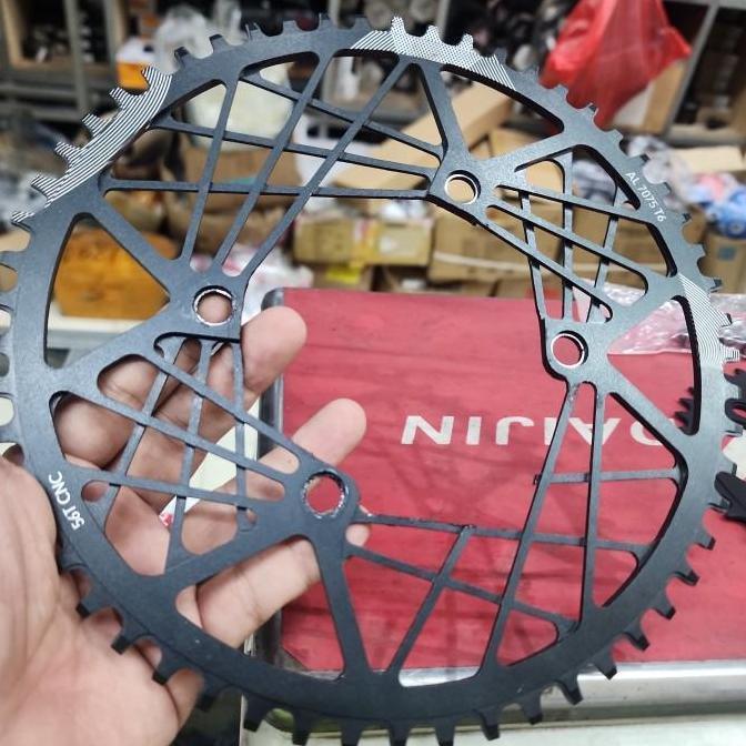 Chainring Gt Half5 Multi Speed 53T 39T Dan 56T 39T Baut 4 Bcd 110 Alloy 7075 Ringan Multispeed 53/39