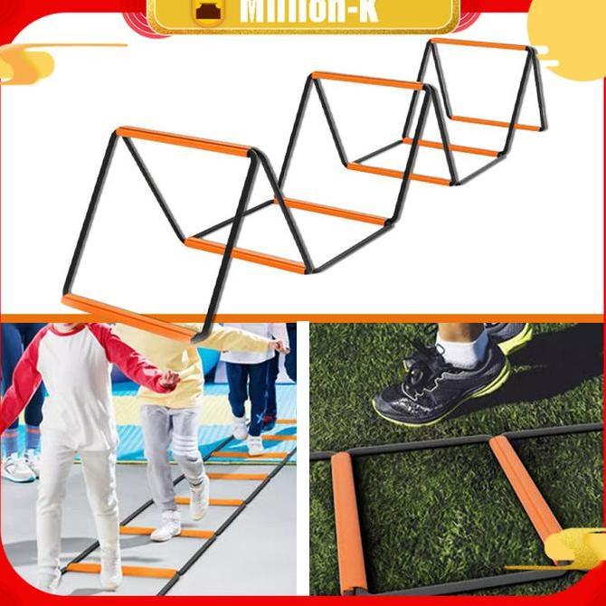 DHIEMUSH 8 Bilah Agility Ladder / Speed Ladder / Tangga Ketangkasan / Alat Latihan Olahraga