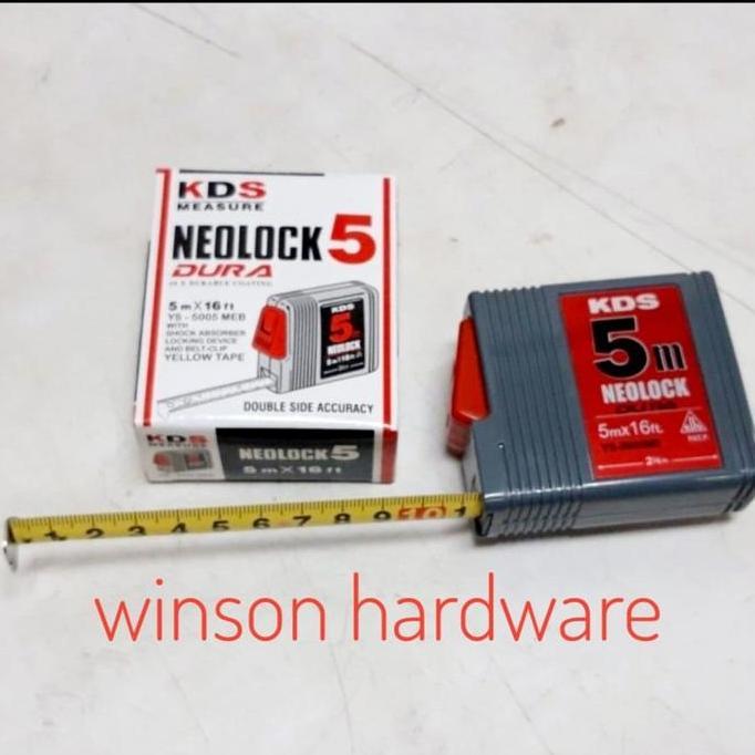 Long- Meteran Kds 5 Meter - Rol Neolock Measure Tape 5M