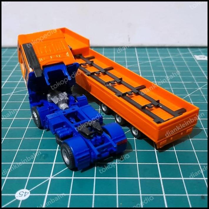 HOT DEAL HERPA SKALA 1:87 - IVECO TRUCK ORANGE DALAM BOX HERPA (IV02) 