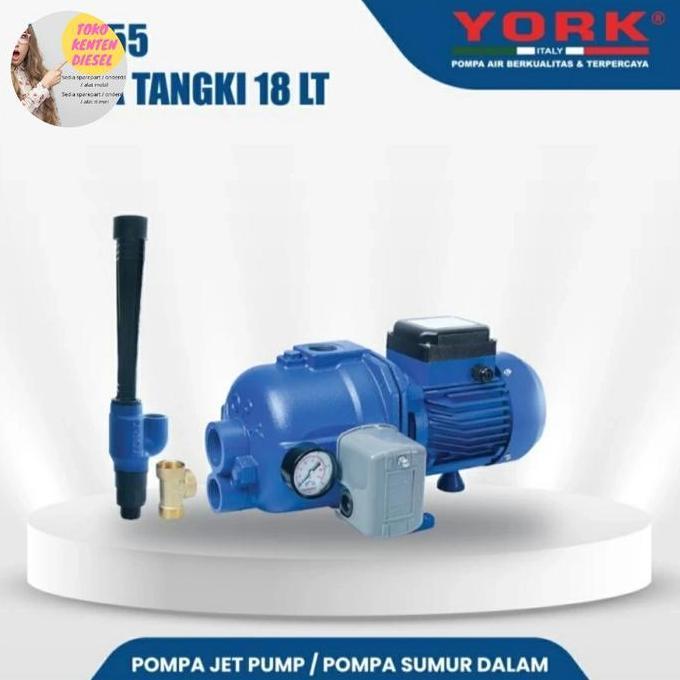/////] Pompa air Jetpump YORK  JP 255 Pompa air sumur dalam