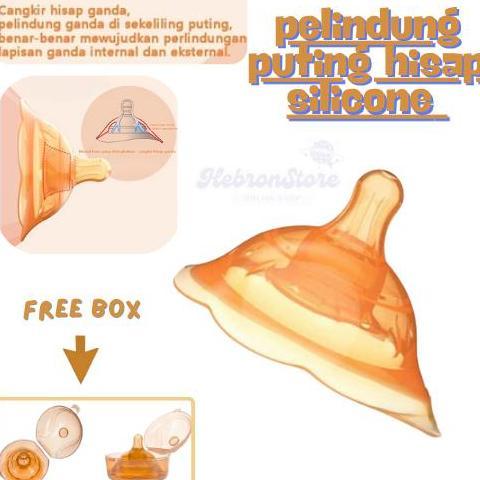 (Best) Pelindung Puting Payudara Silicon /Dot Pelindung Payudara Nipple Cover Free Box