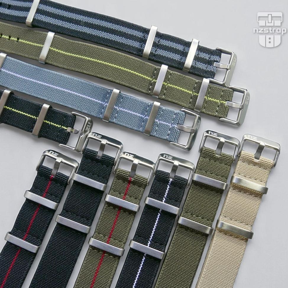 [EN] Marine Nationale MN Nato Strap Tali Jam Tangan Nylon Elastis Size - 18mm 20mm 22mm