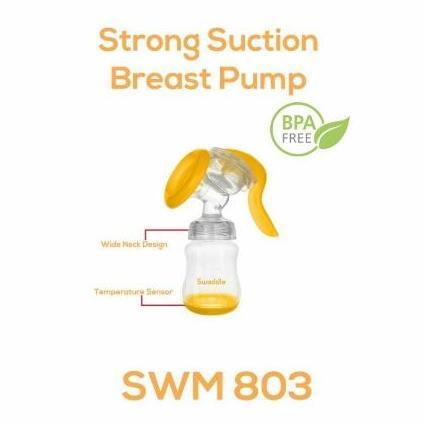 (Best) PMS251 SWADDLE POMPA ASI MANUAL MASSAGE SUCTION BREASTPUMP SWM803