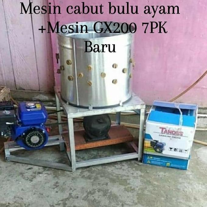 +++++] Mesin tong Bubut Ayam mesin cabut bulu ayam, unggas + Penggerak